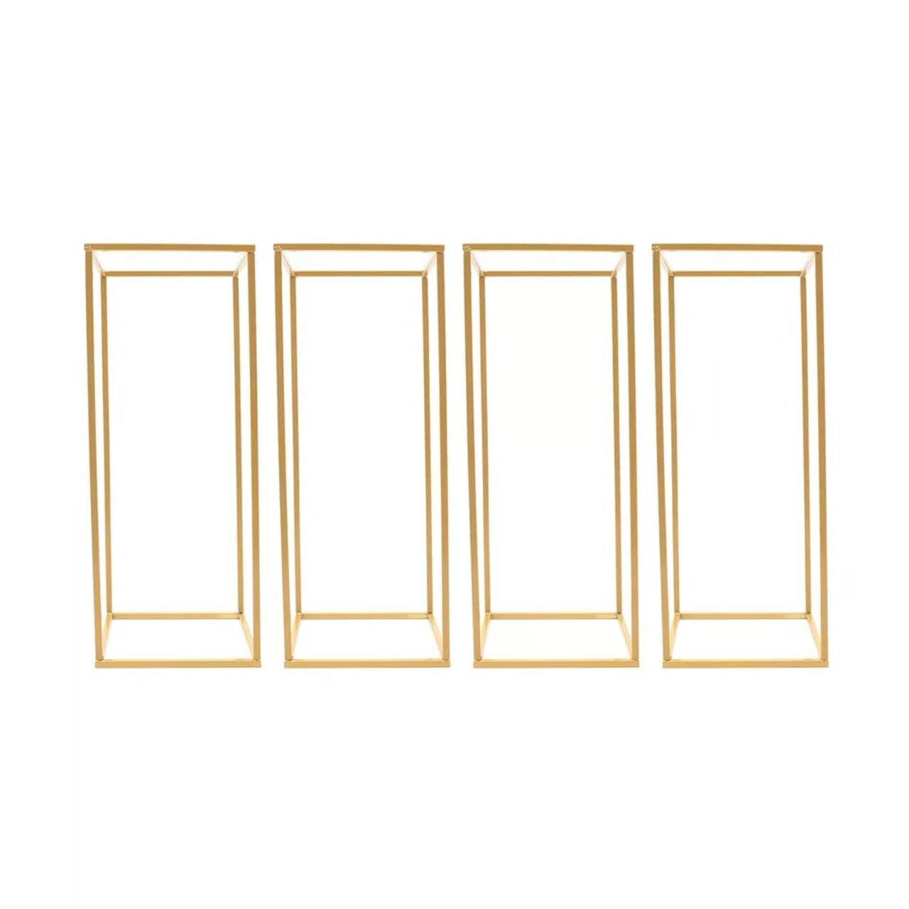 4X Gold Metal Flower Stand Balloon Stand 60cm for Wedding Stage Decoration